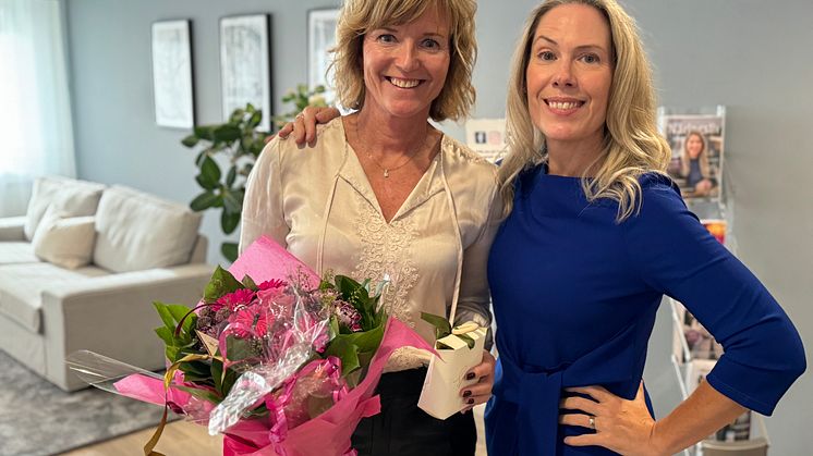 Camilla König Ekegren och Catrine Windh, Windh & Co samt f.d. styrelseordförande i Väsby Promotion