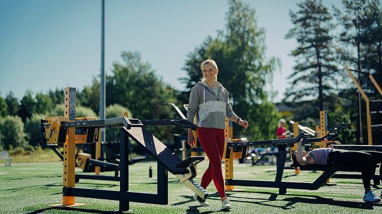  Alla redskap har tydliga instruktioner på plats. Foto: Omnigym.se