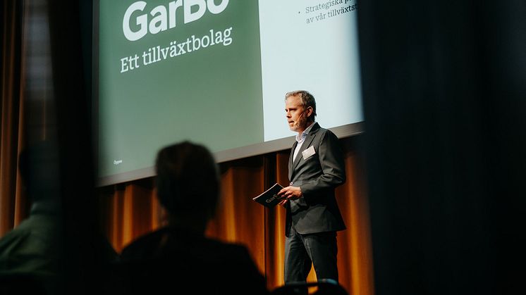 Sten Alberts är ny chef för Försäljning & Partner på GarBo. Foto: Linda Eliasson. 