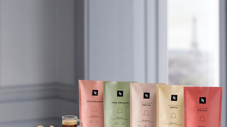 Efter tre år av utveckling – Nespresso lanserar komposterbara kapslar