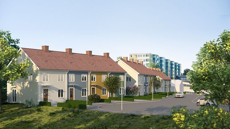 Detta blir första gången Framtidenkoncernens koncepthus byggs. Bild från White. 