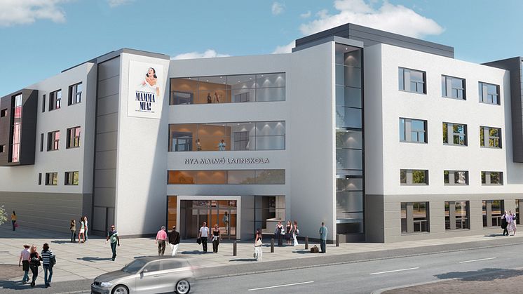 Arkitektbild Nya Malmö Latin