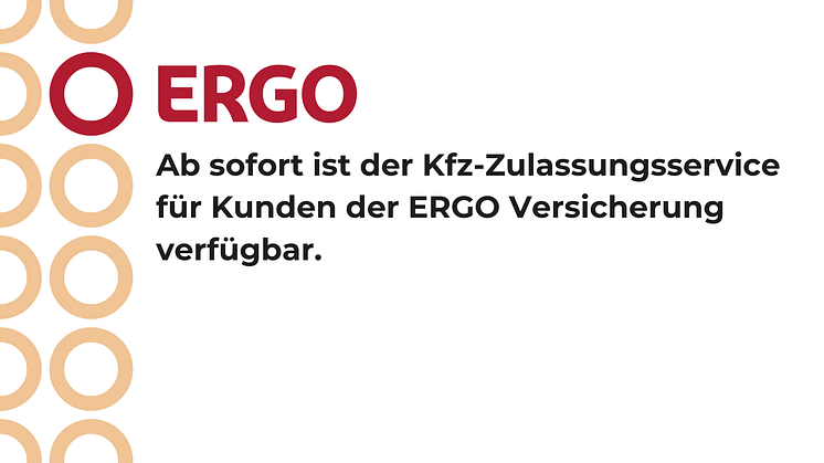 Neuer Kooperationspartner für onpier Plattform – ab sofort ist der Kfz-Zulassungsservice für Kunden der ERGO Versicherung verfügbar.