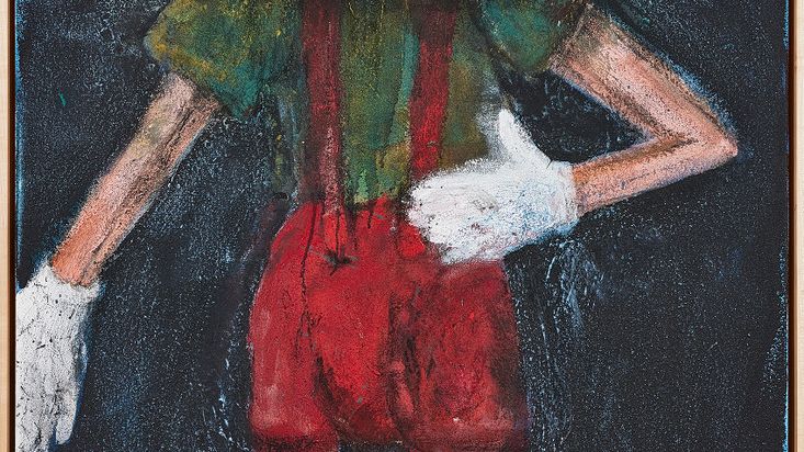 “Pinocchio's Unhappiness About Those He Cares About” by Jim Dine