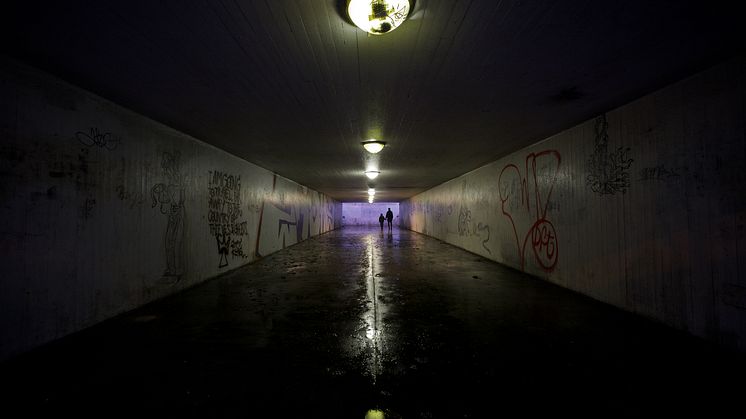 En webbkampanj har utsett Dalaplans gångtunnel i Malmö till Sveriges läskigaste plats. 