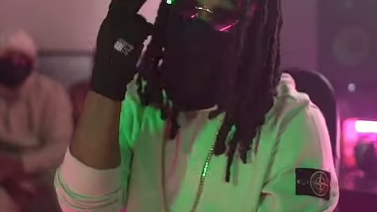 Still from rap video.