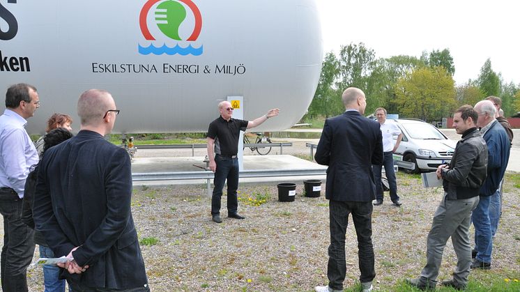 Eskilstuna Energi och Miljö, Lidl och Volvo och sluter gemensamt kretsloppet via en lastbil 