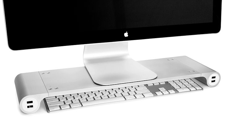 Helt nya Space Bar 2 från Quirky - nu laddar den även din iPad och pallar för vikten av den fetaste iMacen.
