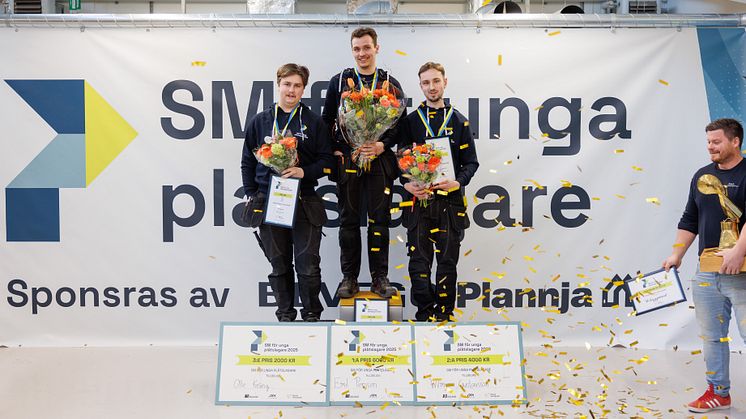SM-medaljörerna i SM för unga plåtslagare 2025