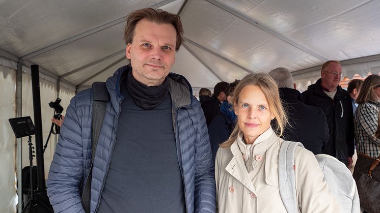 Mattias Essner och Anna Lavén