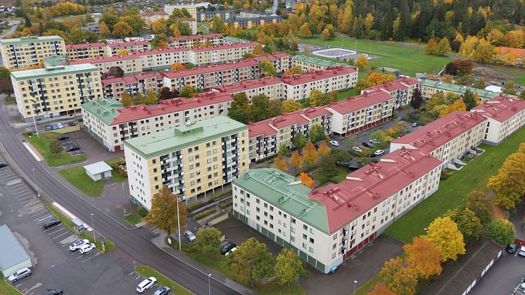 Ett bostadsområde i Linköping med 500 lägenheter ska få förbättrad ventilation för minskade radonvärden, aktiv köksventilation och godkänd OVK.