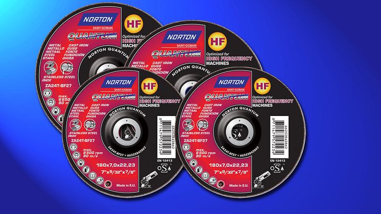Norton Quantum HF navrondell för högfrekventa vinkelslipar – Produkt