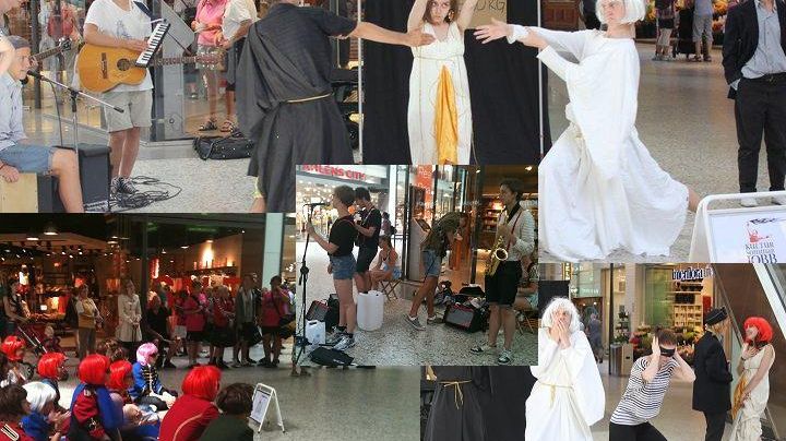 Kultursommarjobbare i Nordstan 2011