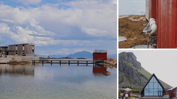 Lovund beach and museum