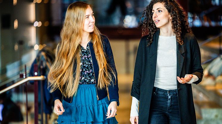 Nathalie Hallin och Hajdi Moche