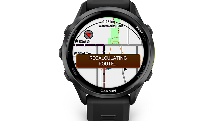 Forerunner970_CarbonGrayBlack_HR_Front_0007_FR970_recalculating_route_metric.png