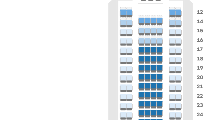 Seatmap A330-300