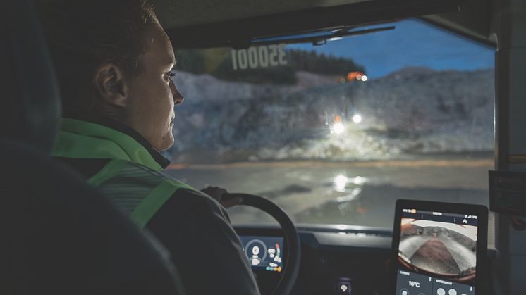 Förarmiljö Volvo A50 dumper
