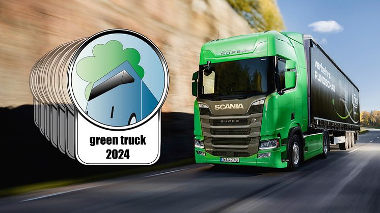 Sparsam, leicht, effizient: Scania gewinnt den Green Truck Award 2024