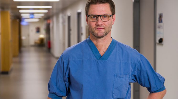 Johan Thunberg, sjukvårdsledare i lokal särskild sjukvårdsledning. Foto: Klas Sjöberg.