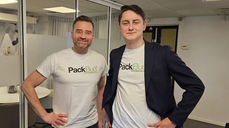 PackBuds VD Mattias Sjunnesson och partnerutvecklare Arvid Schröder ger svenska MC-handlare nya kunder i Sverige och Europa.