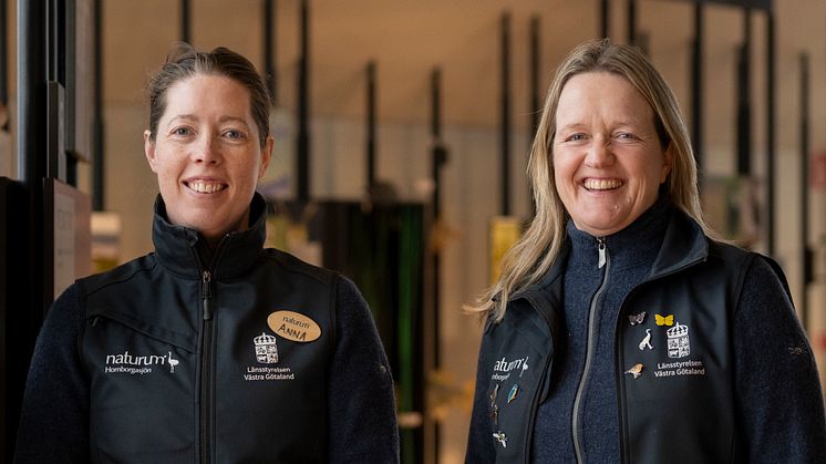 Anna Lernhage och Malin Herlin, naturum Hornborgasjön.