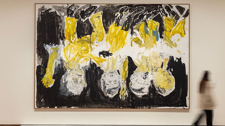 Georg Baselitz Med begge bena først/Feet First