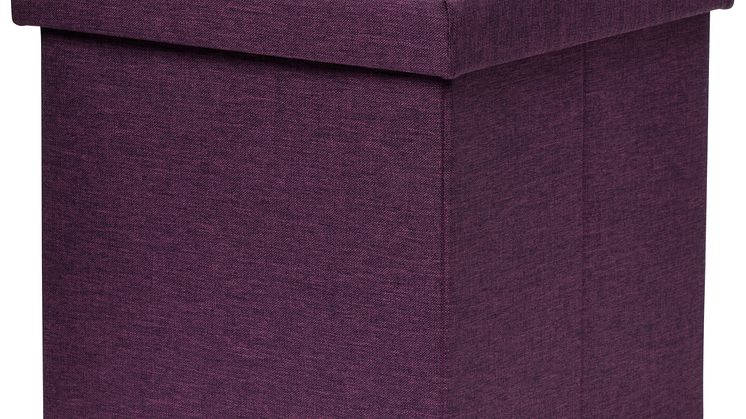 NYHET! Pouf with storage Penny 37,5x38 cm Purple Polyester 17,90  EUR.jpg