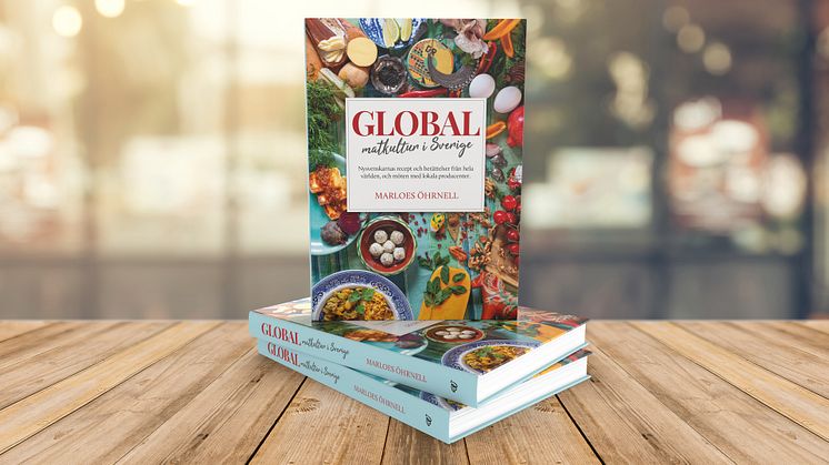 Global matkultur i Sverige, bokomslag på bord 1