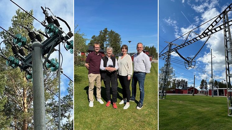 Robert Hedlund (Rektor Elektrikerskolan Trainor), Anne Kataja (Rektor Åsbro Kursgård), Lena G. Olsson (Affärsutvecklingschef Elektrikerskolan Trainor) och Mikael Carlsén (VD Åsbro Kursgård)