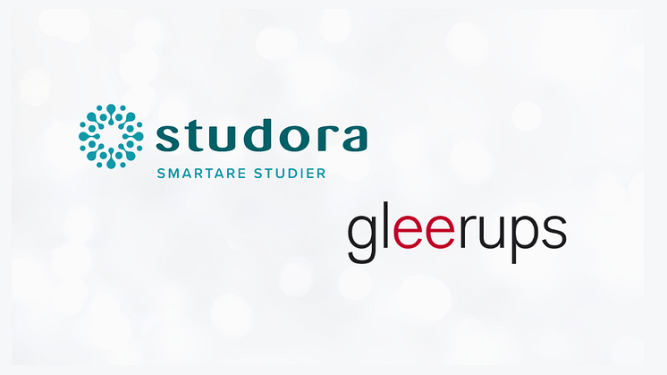 Studieplattformen Studora inleder samarbete med Gleerups