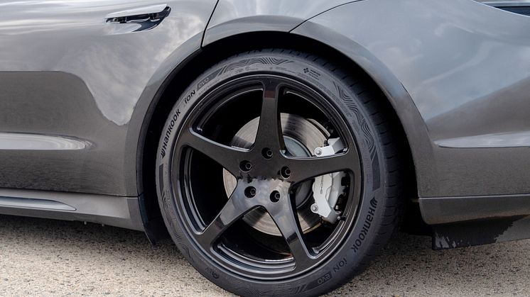Hankooks första elbilsdäck med ISCC PLUS-certifiering på nya Porsche Taycan