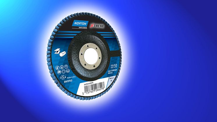 Norton X-Treme: Ny lamellrondell som ger effektivare slipning – Produkt 2