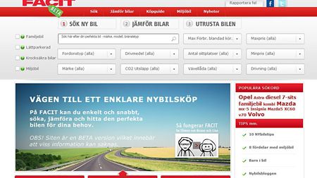 FACIT.com förenklar livet för nybilköparna
