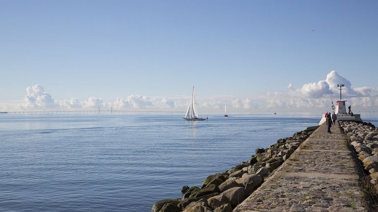 Nya utloppsledningar från Sjölunda avloppsreningsverk bidrar till ett renare Öresund
