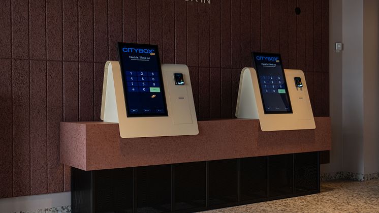 Citybox Stockholm, innsjekking