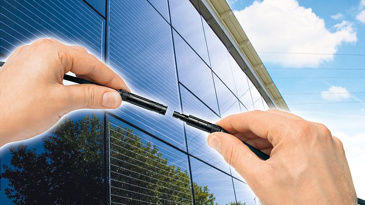 Miniature PV Connector System for Facade Modules
