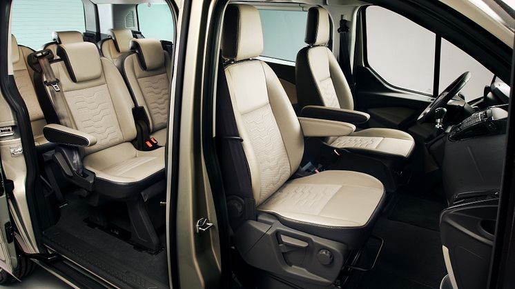 Ford Tourneo Custom, innvendig