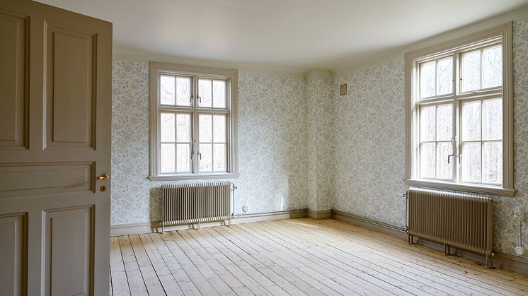 Lärjeholms Gård - tidstypiska tapeter