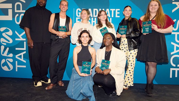Graduate Fashion Week 2024 winners. Photo credit: Graduate Fashion Foundation 