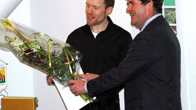 Mäster Gröns stipendium 2009 har tilldelats Martin Bergstrand.