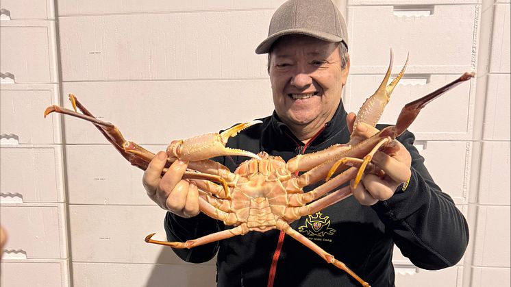 STOLT: Svein Ruud i Norway King Crab. Foto: Privat