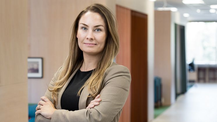 Caroline Wikström, chef för ekonomisk förvaltning på HSB Göteborg.