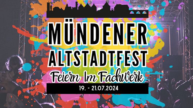 Altstadtfest vom 19. bis 21. Juli 2024 in der Hann. Mündener Innenstadt