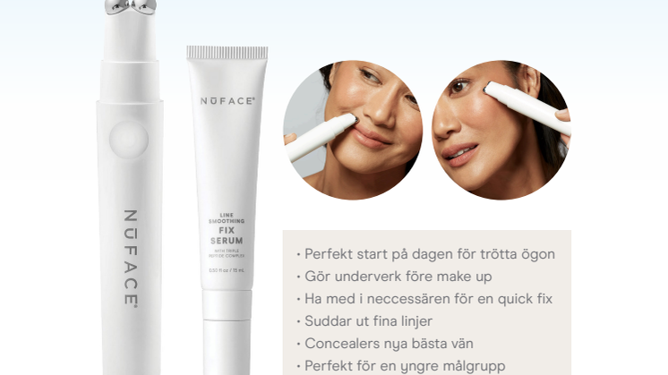 NuFACE FIX skylt