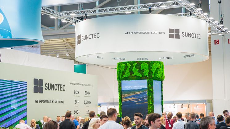 SUNOTEC booth at Intersolar 2024 (SUNOTEC press-photo)