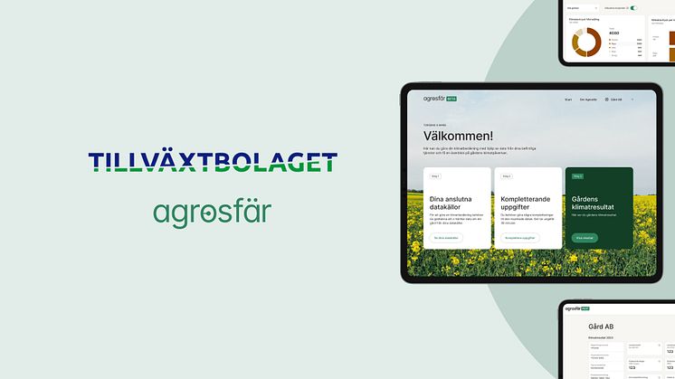 Agronod och Tillväxtbolaget i nytt samarbete – ska stärka grön finansiering på gårdsnivå