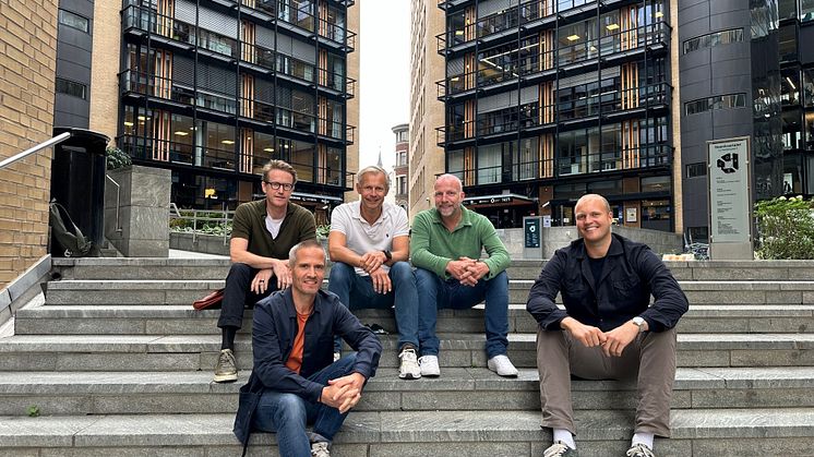 Fra venstre Morten Andresen, Mattis Bentzen, Frederik Horn, Gunnar Glavin Nybø og Johannes Dolven