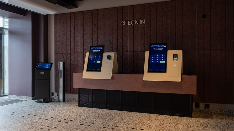 Citybox Stockholm, innsjekking