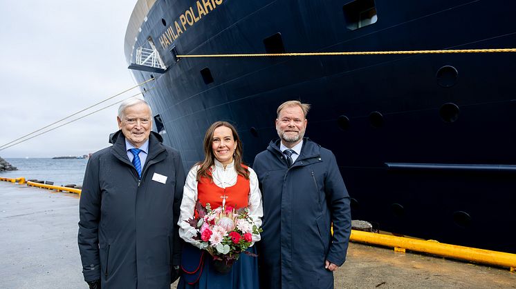 Marianne Sivertsen Næss - gudmor Havila Polaris